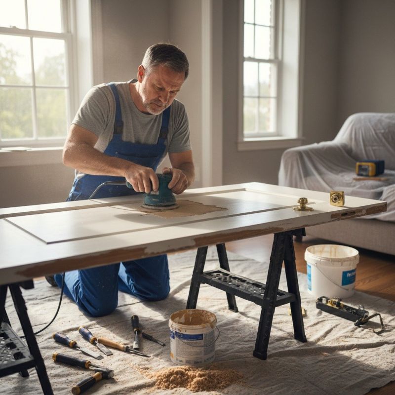 Church Door Refinishing
